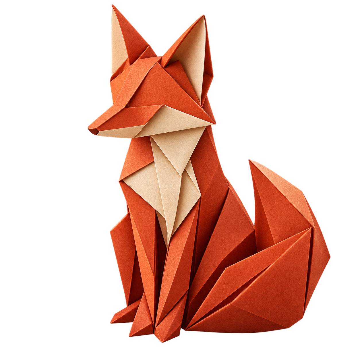 origami fox model